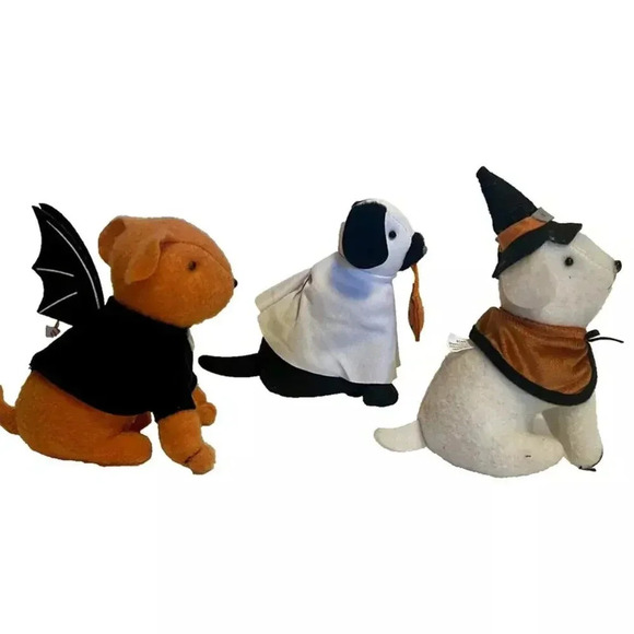 NEW Set of 3 Target Bullseye 6" Halloween 2024 Dog Costume Plush - Picture 2 of 5